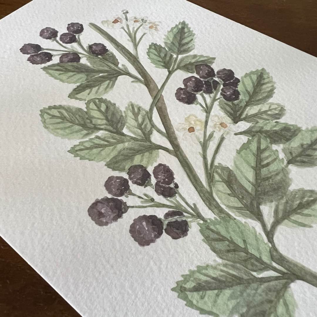 "Brambles" Autumn Print - Image 2