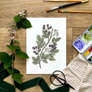 "Brambles" Autumn Print