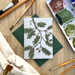 Acorns Greeting Card