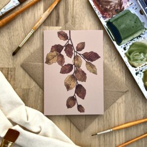 Autumn Leaves Greeting Card