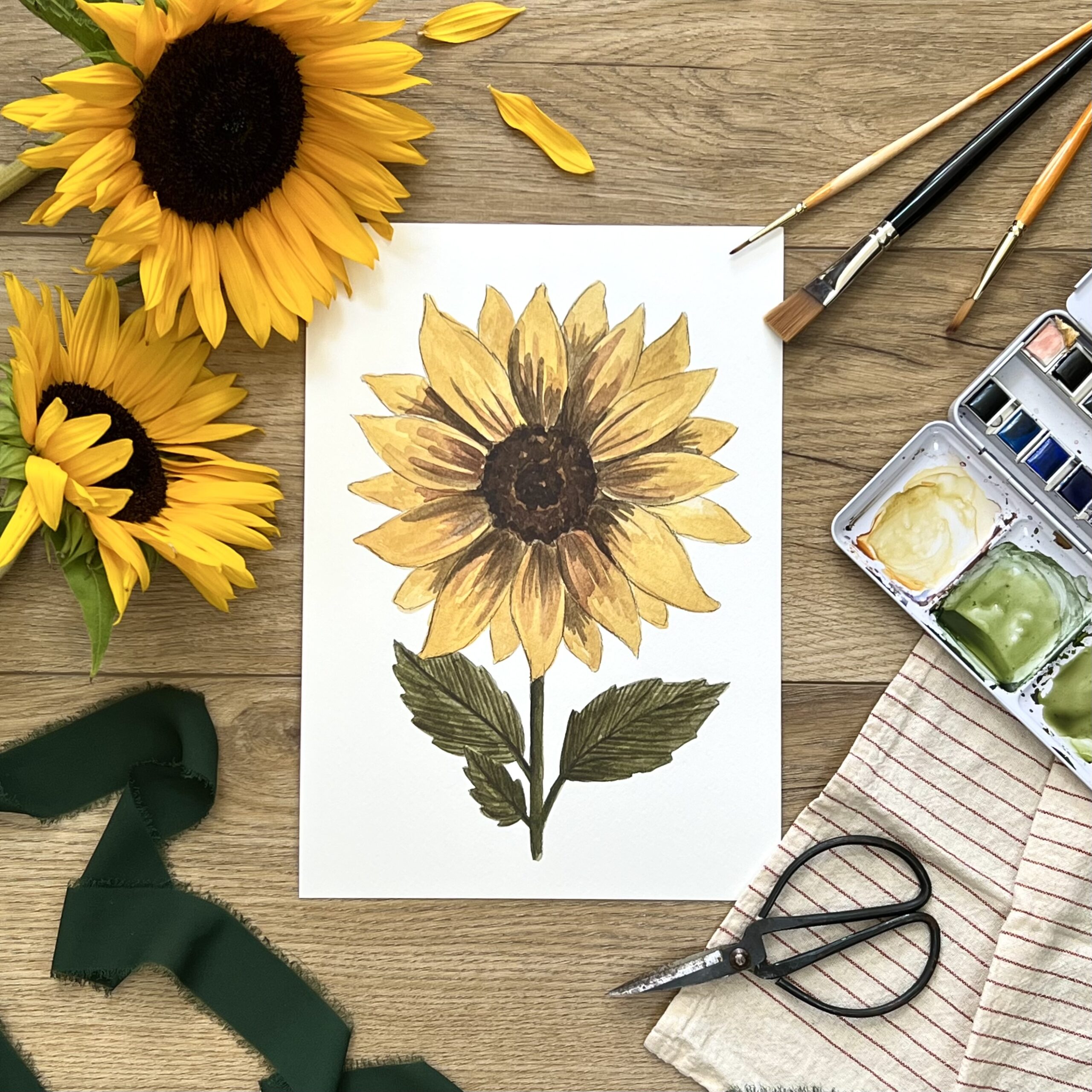 Sunflower Art Print