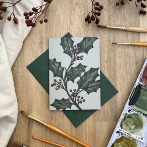 Holly Card
