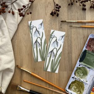 Snowdrops Bookmark