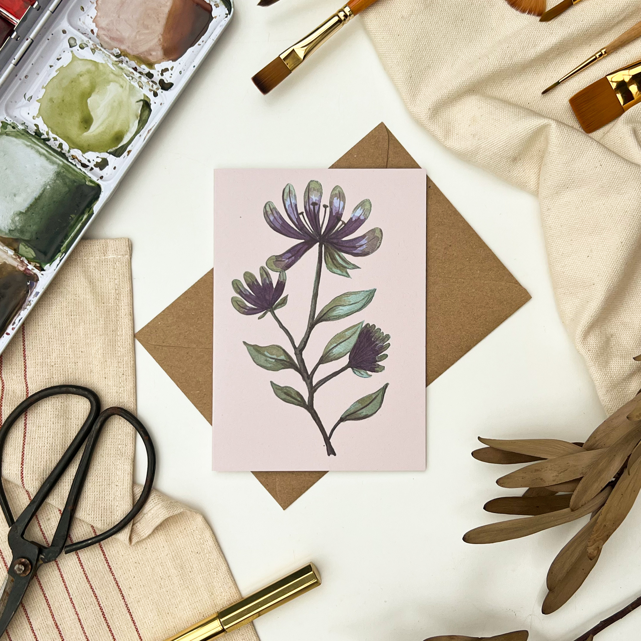 Honeysuckle Greeting Card
